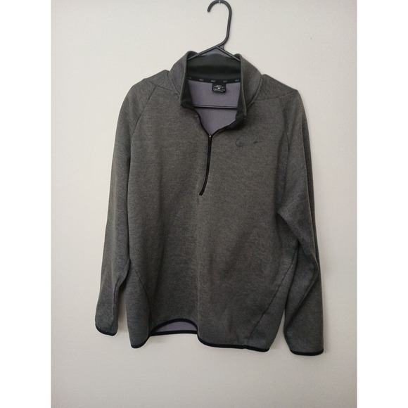 Nike Dri-Fit Mens Therma 1/4 Zip Pullover Top Size Large Fleece Pullover Golf - Picture 1 of 13